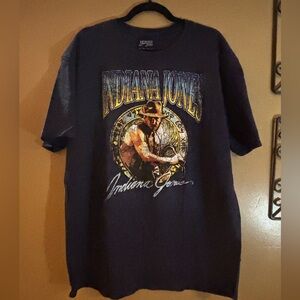 Disney Indiana Jones Graphic T-Shirt - Black NWOT Size XL
